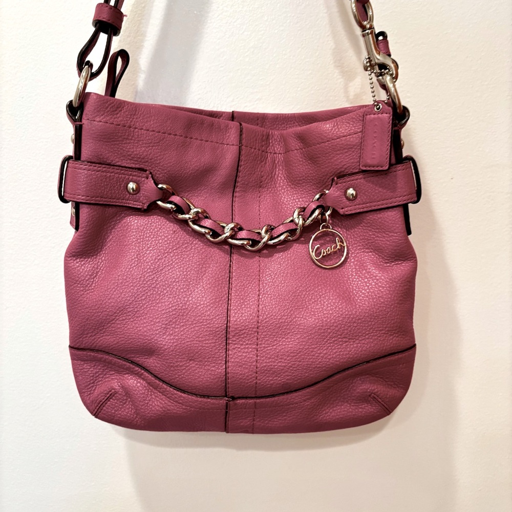 Coach Pebble Leather Convertible Bag